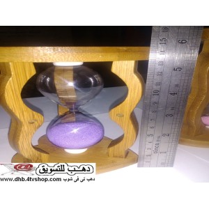 ساعة رملية مدتها 10 دقائق ارتفاعها 15 سم شيك جدا